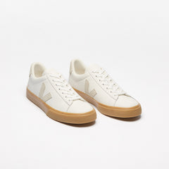 CAMPO LEATHER WHITE NATURAL NATURAL | VEJA DISCOUNT