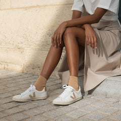 ESPLAR LEATHER WHITE PLATINE | VEJA ONLINE