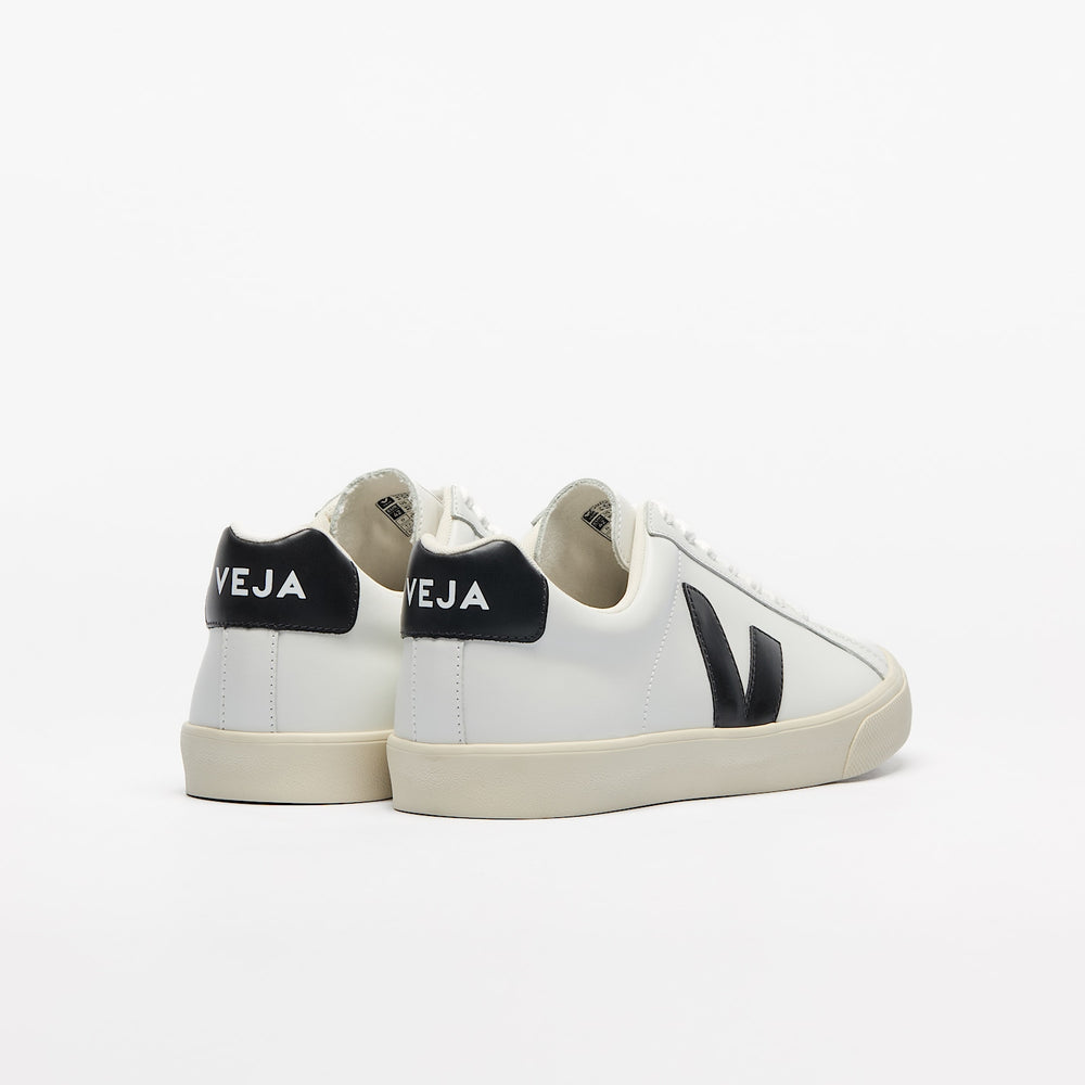 ESPLAR LEATHER WHITE BLACK | VEJA NEAR ME