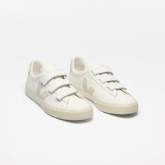 RECIFE LEATHER WHITE NATURAL | VEJA DISCOUNT