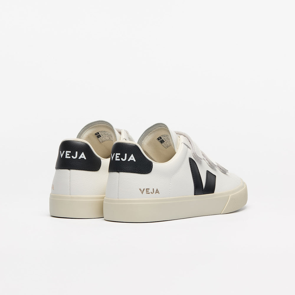 RECIFE LEATHER WHITE BLACK | VEJA OUTLET