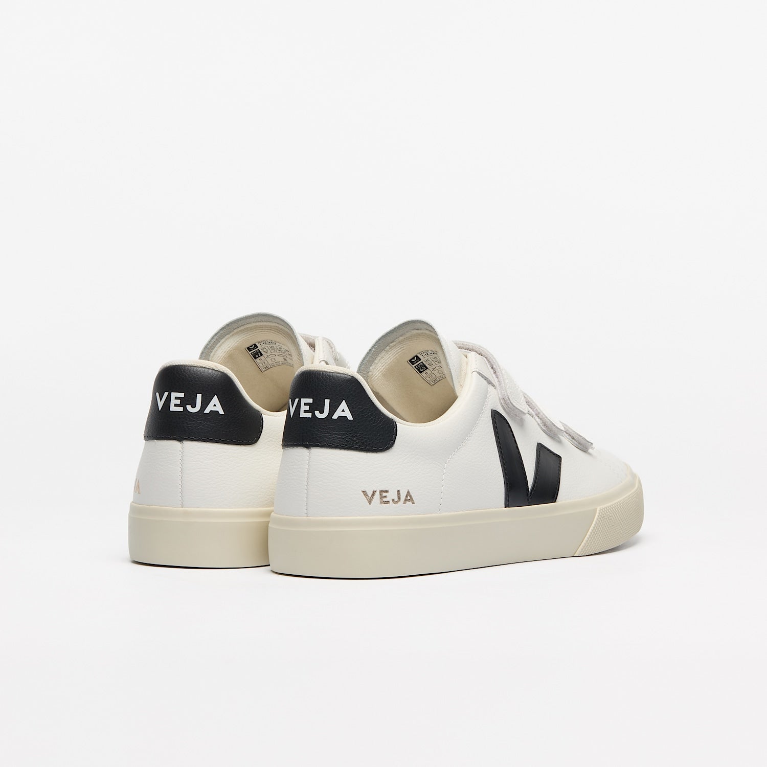 RECIFE LEATHER WHITE BLACK | VEJA OUTLET