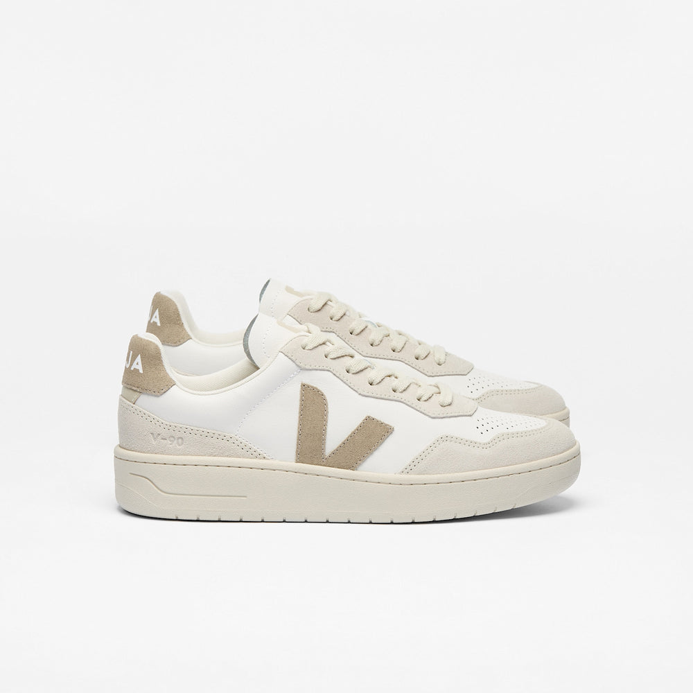 V-90 LEATHER WHITE TAUPE | VEJA US