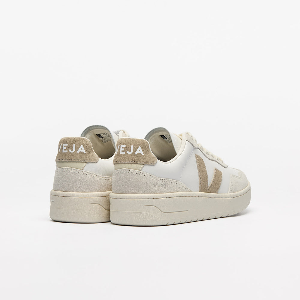 V-90 LEATHER WHITE TAUPE | VEJA US