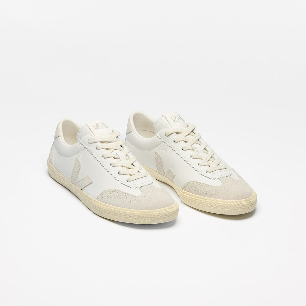 VOLLEY LEATHER WHITE NATURAL | VEJA DISCOUNT
