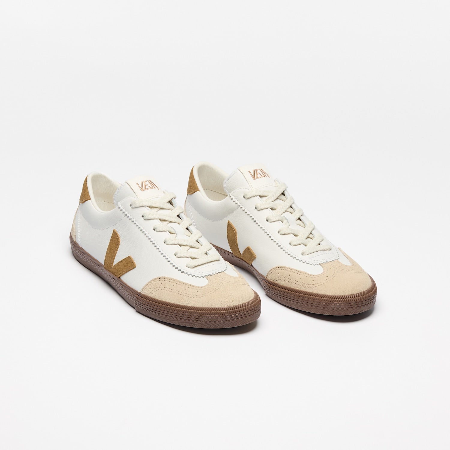 VOLLEY LEATHER WHITE TENT BARK | VEJA SALE