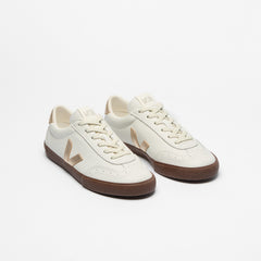 VOLLEY LEATHER WHITE PLATINE BARK | VEJA OUTLET