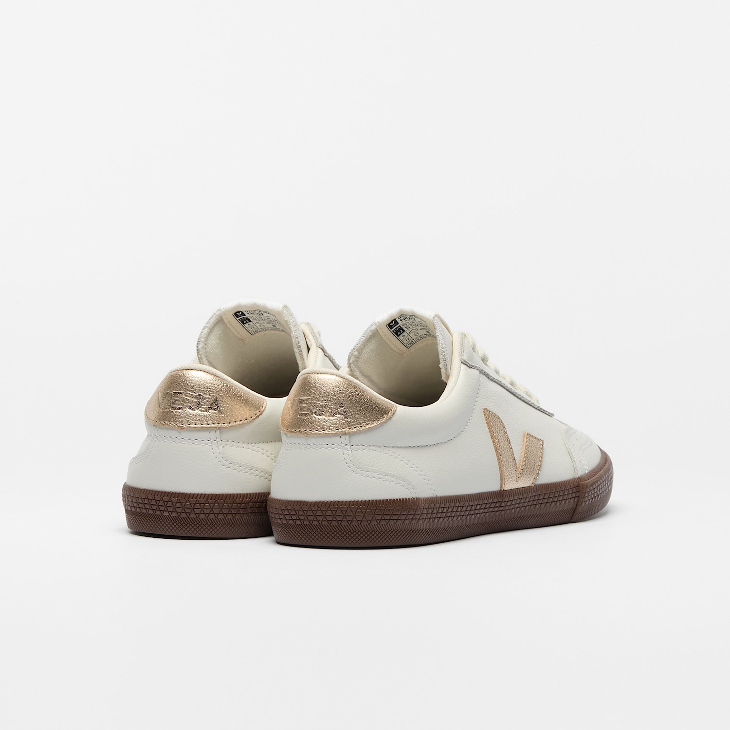 VOLLEY LEATHER WHITE PLATINE BARK | VEJA OUTLET