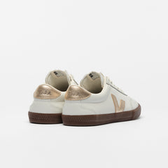 VOLLEY LEATHER WHITE PLATINE BARK | VEJA OUTLET