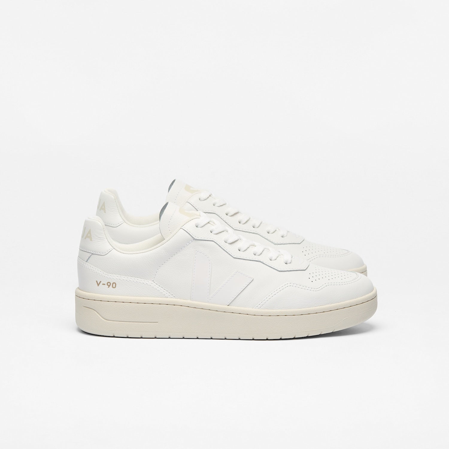 V-90 LEATHER WHITE | VEJA US