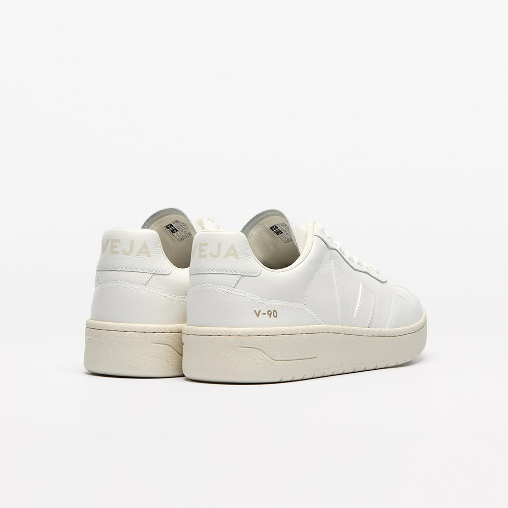 V-90 LEATHER WHITE | VEJA US