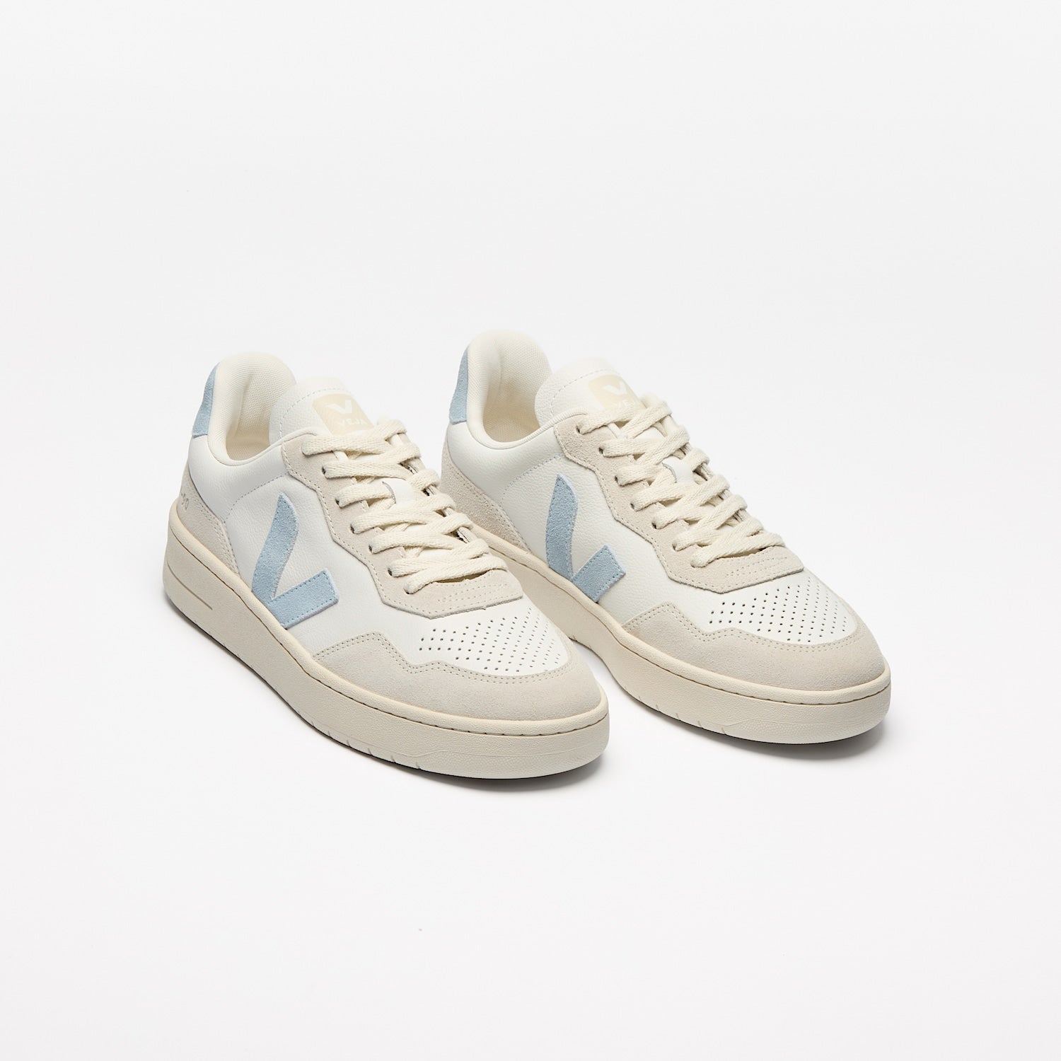 V-90 LEATHER WHITE STEEL | VEJA ONLINE