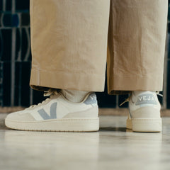 V-90 LEATHER WHITE STEEL | VEJA ONLINE