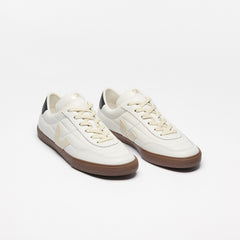 PANENKA LEATHER WHITE BLACK BARK | VEJA SALE