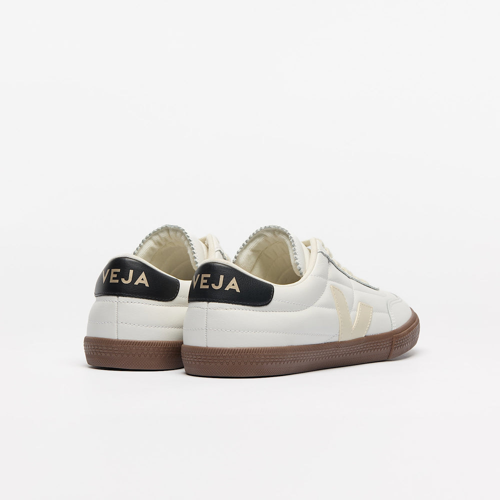 PANENKA LEATHER WHITE BLACK BARK | VEJA SALE