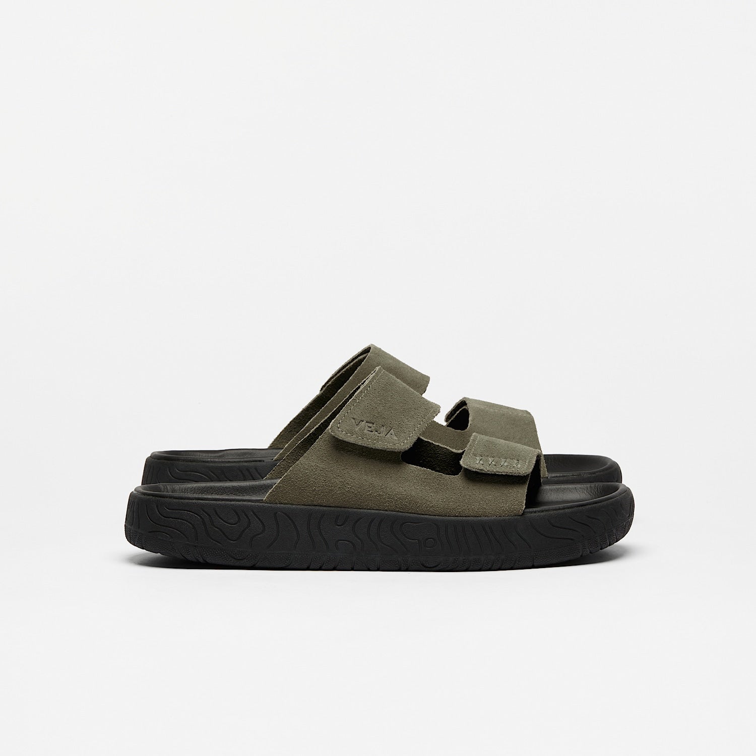 ETNA SUEDE KAKI BLACK | VEJA DISCOUNT