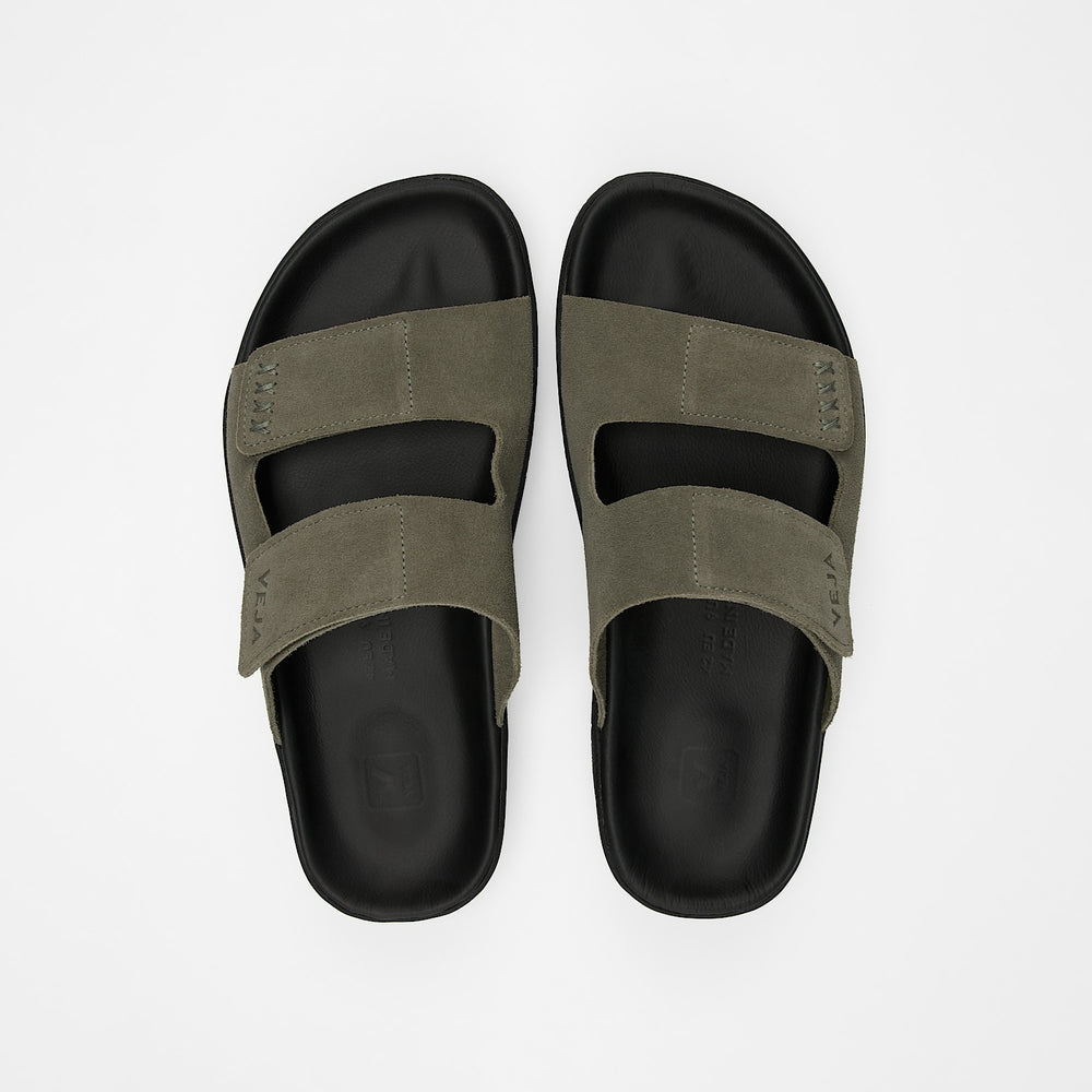 ETNA SUEDE KAKI BLACK | VEJA DISCOUNT