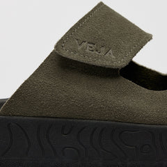 ETNA SUEDE KAKI BLACK | VEJA DISCOUNT