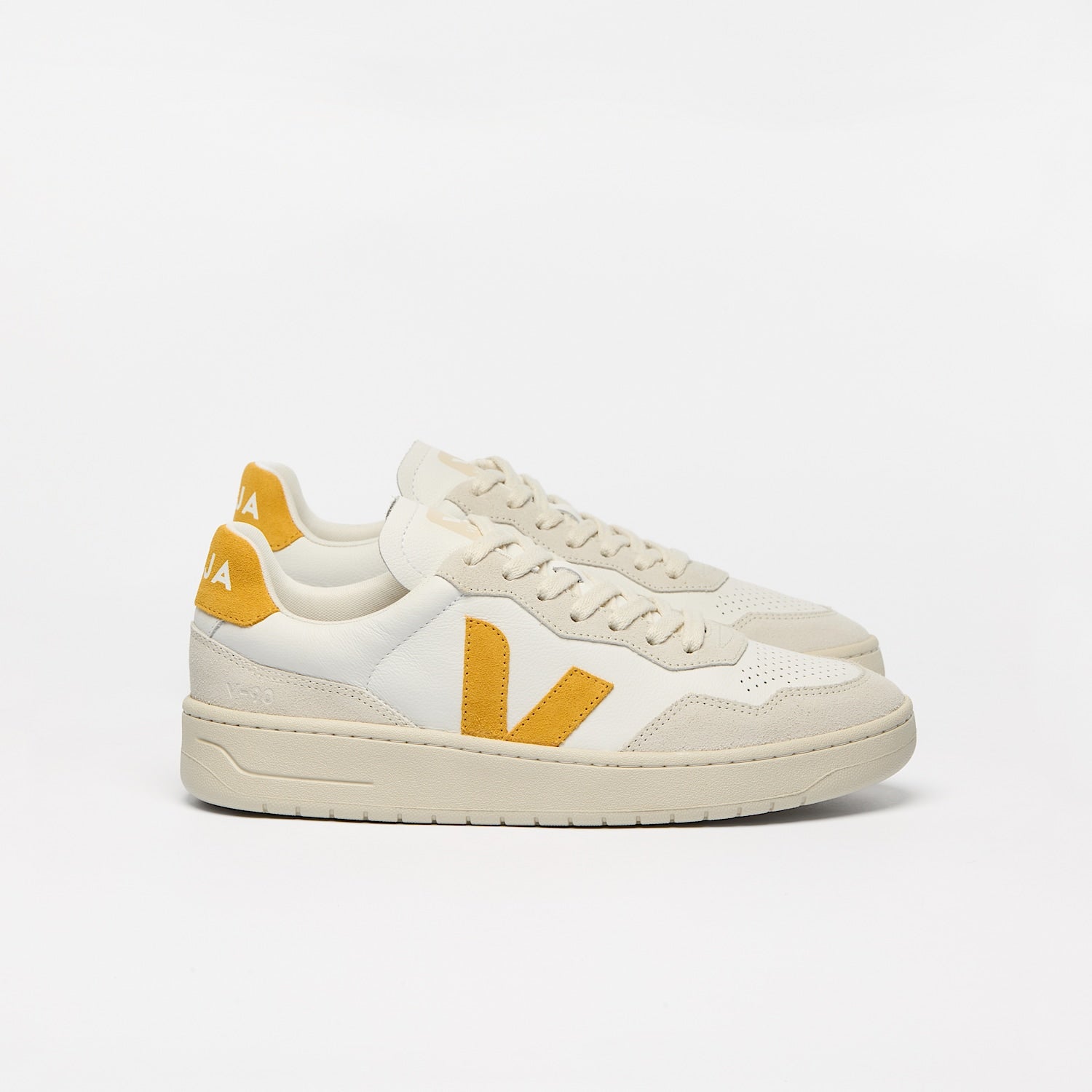 V-90 LEATHER WHITE SAFRAN | VEJA FOR SALE