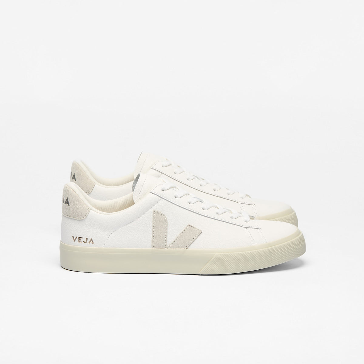 CAMPO LEATHER WHITE NATURAL | VEJA US