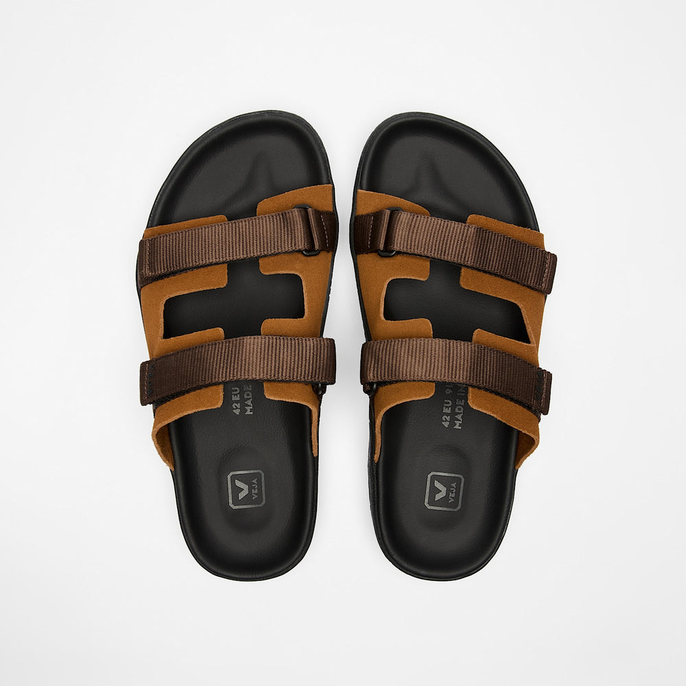 ARPOADOR SUEDE COGNAC EAGLE BLACK | VEJA FOR SALE