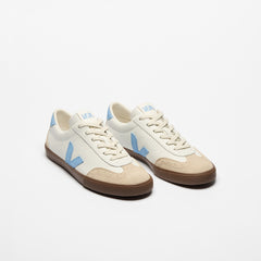 VOLLEY LEATHER WHITE AQUA BARK | VEJA SALE
