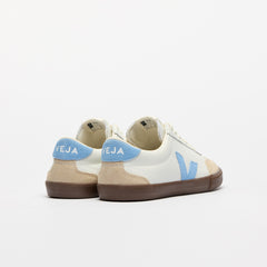 VOLLEY LEATHER WHITE AQUA BARK | VEJA SALE