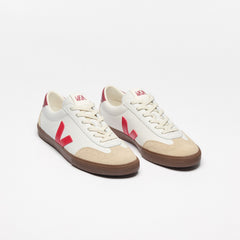 VOLLEY LEATHER WHITE PEKIN BARK | VEJA SALE