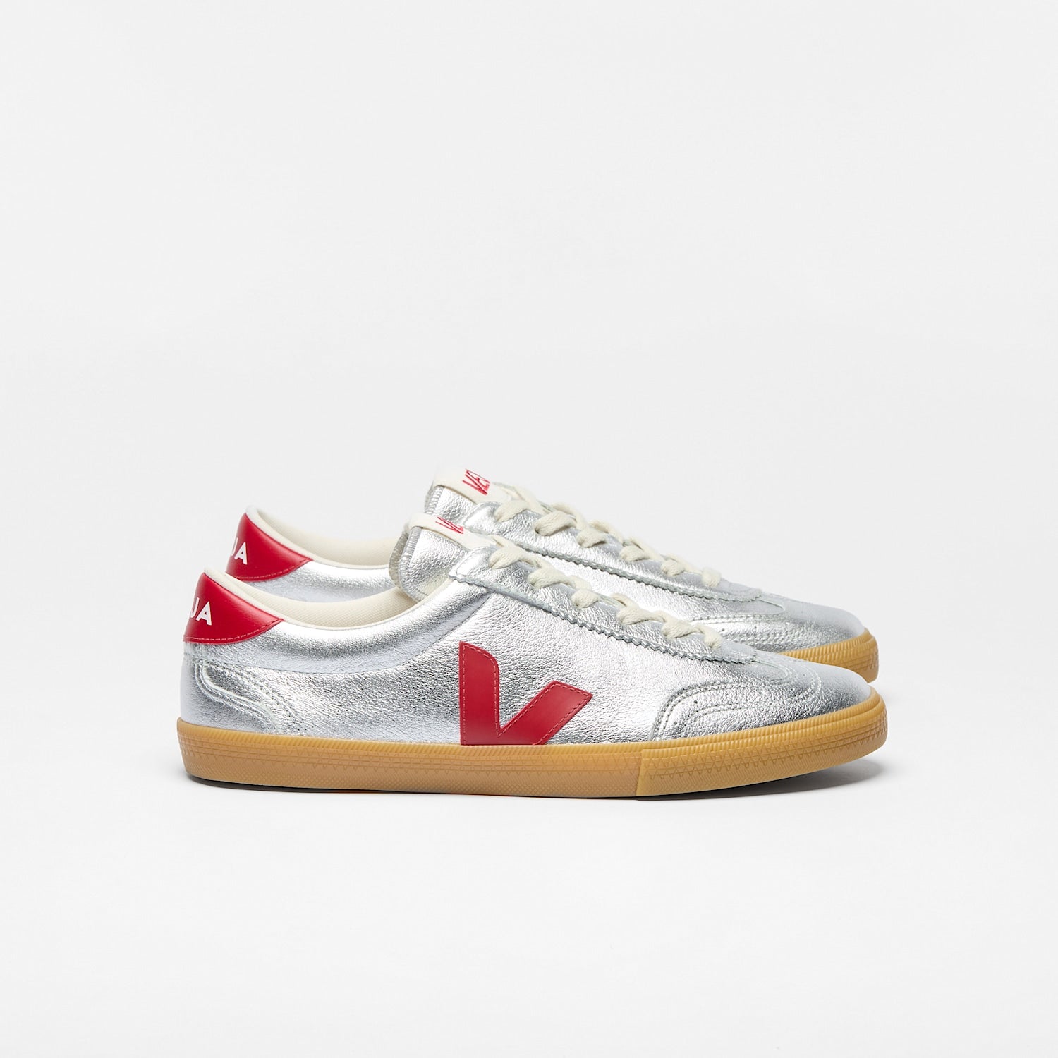VOLLEY LEATHER SILVER PEPPER | VEJA FOR SALE