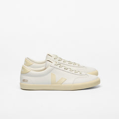 VOLLEY SIGNATURE LEATHER WHITE CALCAIRE | VEJA DISCOUNT
