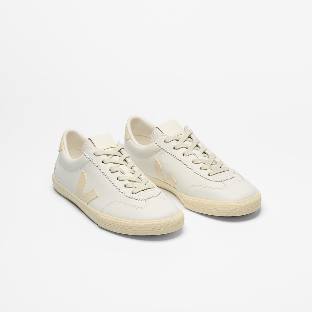 VOLLEY SIGNATURE LEATHER WHITE CALCAIRE | VEJA DISCOUNT