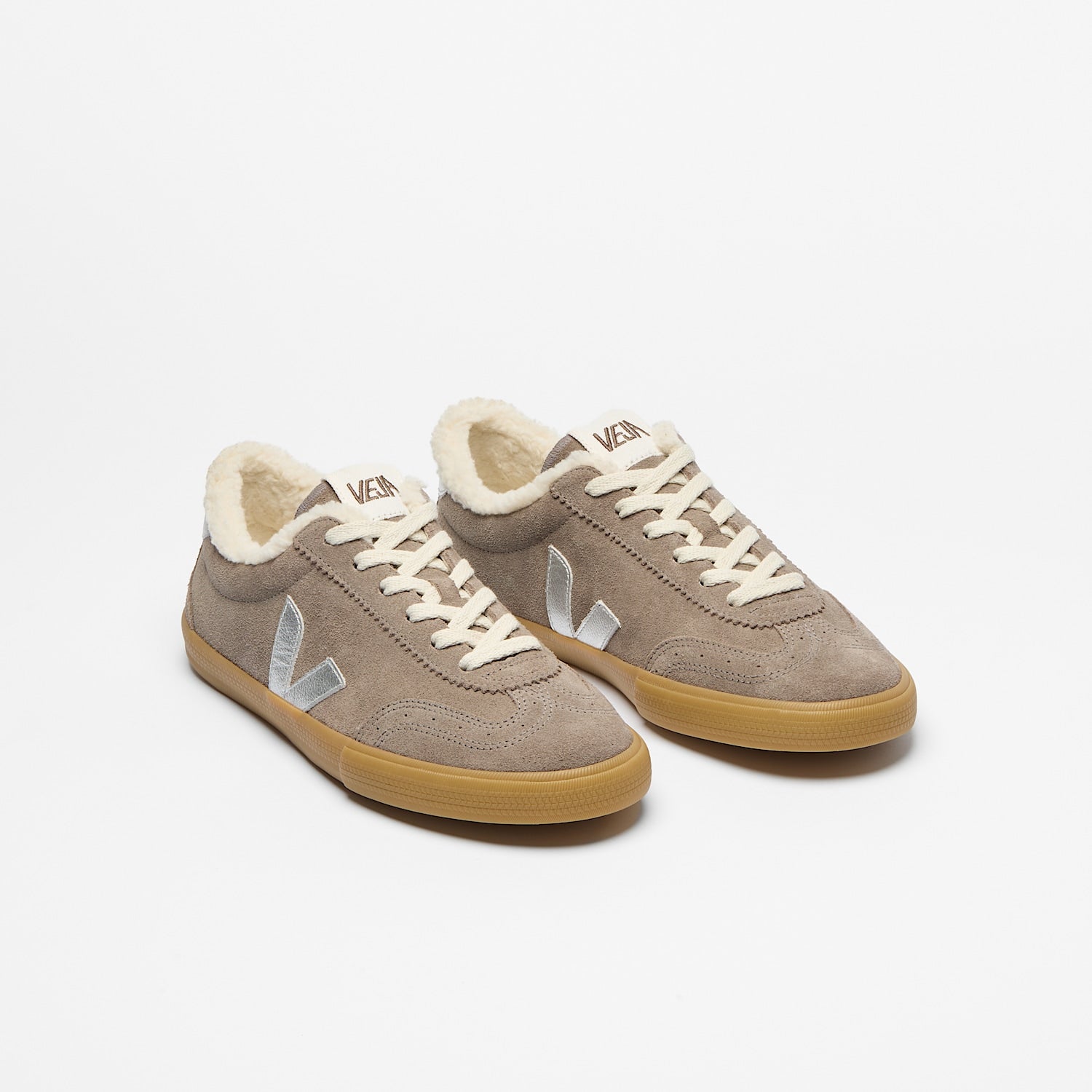 VOLLEY FURED SUEDE MOONROCK SILVER | VEJA OUTLET