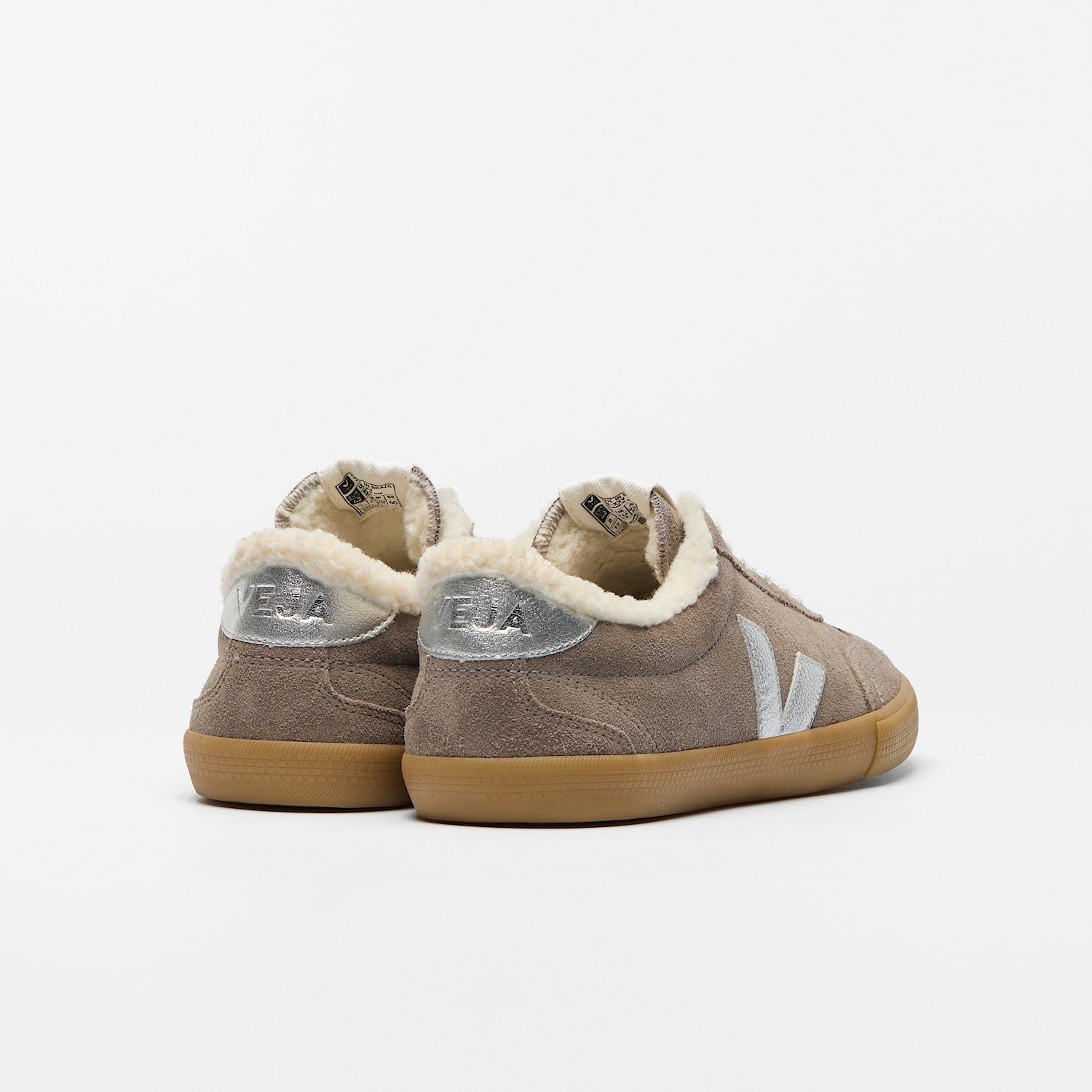 VOLLEY FURED SUEDE MOONROCK SILVER | VEJA OUTLET