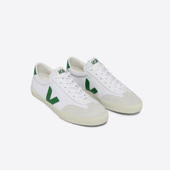 VOLLEY CANVAS WHITE EMERAUDE | VEJA DISCOUNT
