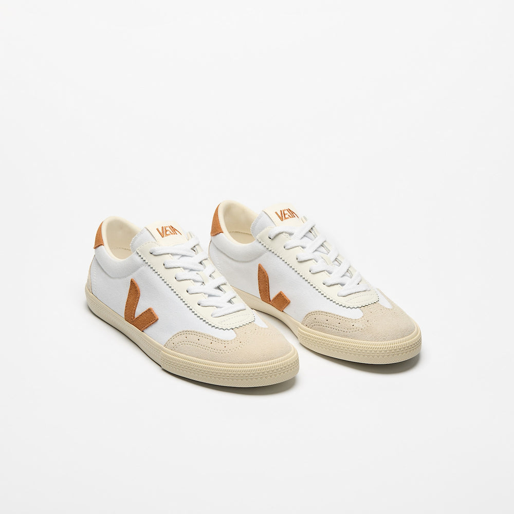 VOLLEY CANVAS WHITE UMBER | VEJA SALE