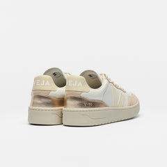 V-90 LEATHER WHITE CALCAIRE PLATINE | VEJA US