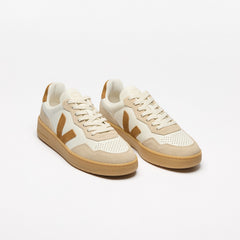 V-90 LEATHER PURE CAMEL ALMOND NATURAL | VEJA DISCOUNT