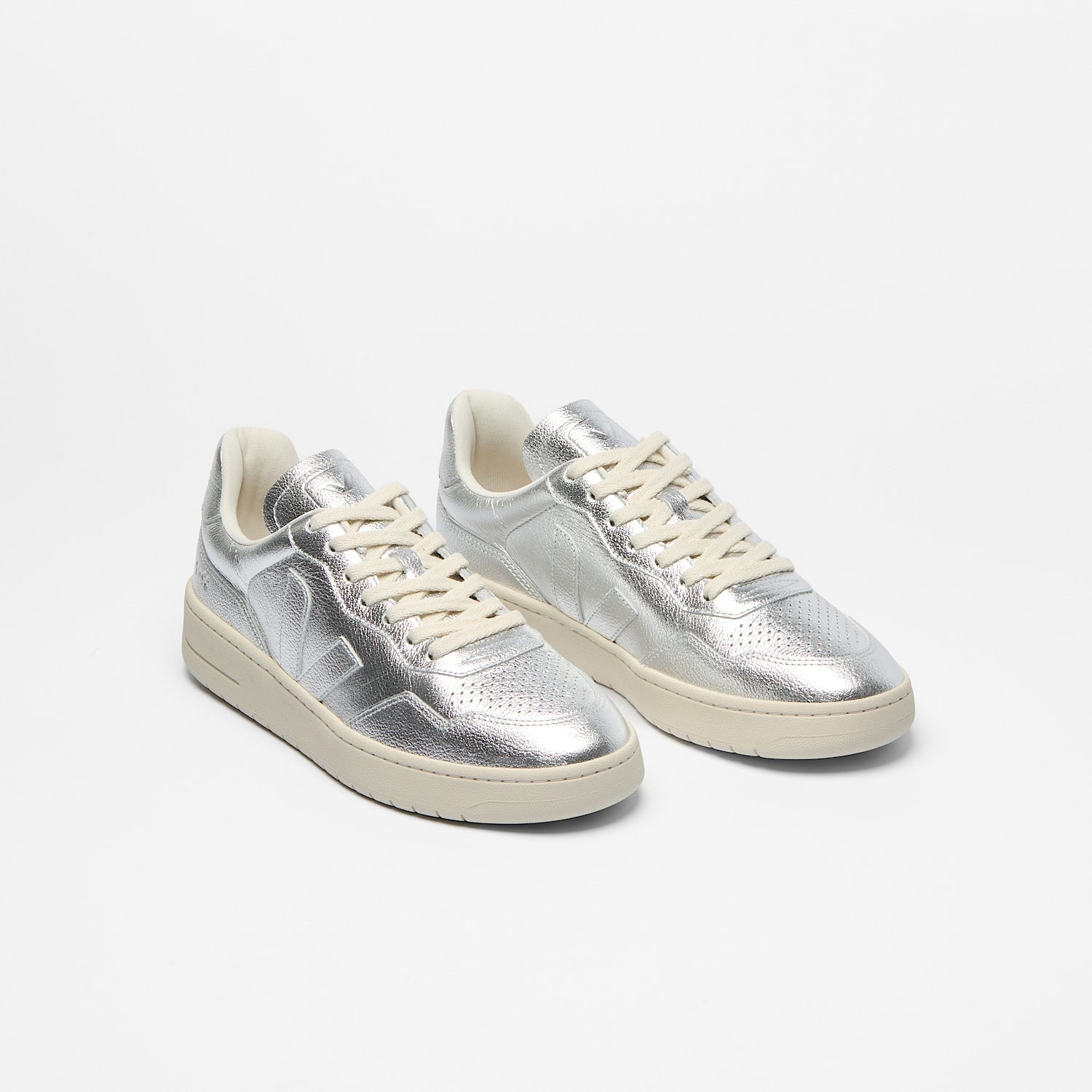 V-90 LEATHER SILVER | VEJA SALE