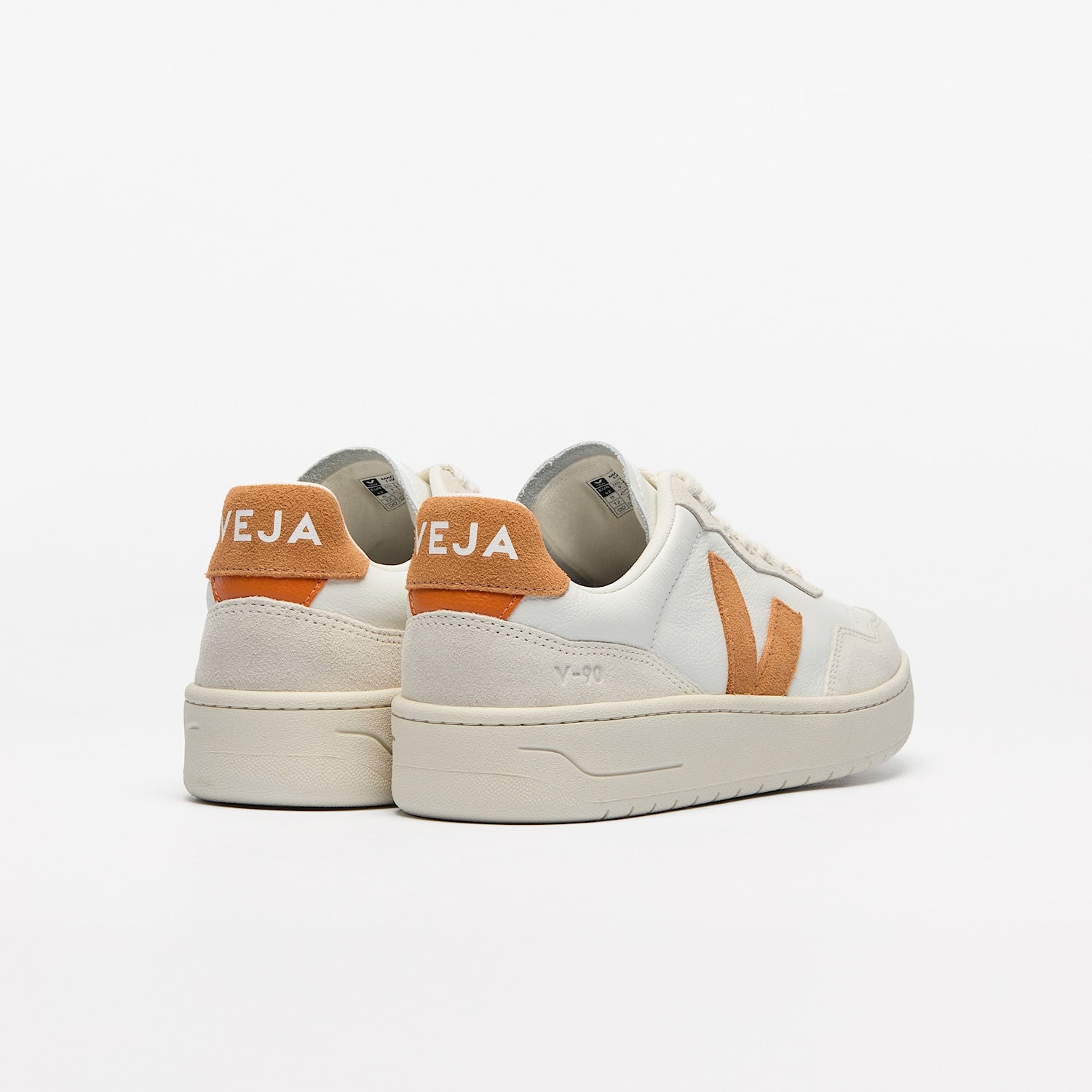 V-90 LEATHER WHITE UMBER | VEJA US