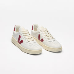 V-90 LEATHER WHITE MARSALA | VEJA SALE