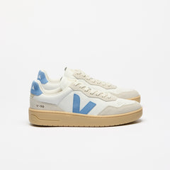 V-90 LEATHER WHITE AQUA NATURAL | VEJA OUTLET