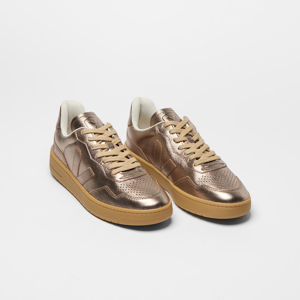V-90 LEATHER FULL BRONZE NATURAL | VEJA ONLINE
