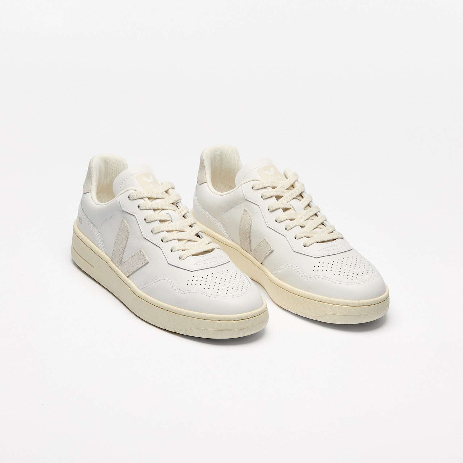 V-90 LEATHER WHITE NATURAL | VEJA OUTLET