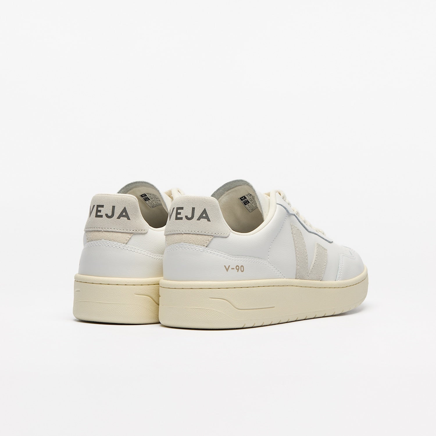 V-90 LEATHER WHITE NATURAL | VEJA OUTLET