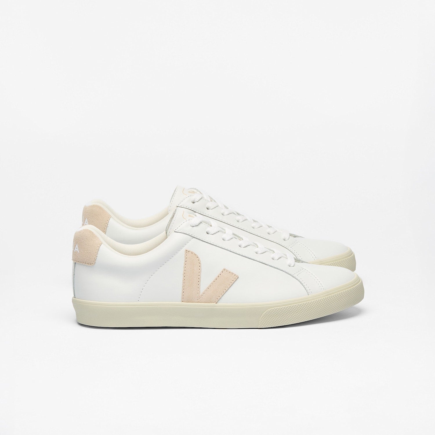 ESPLAR LEATHER WHITE SABLE | VEJA US