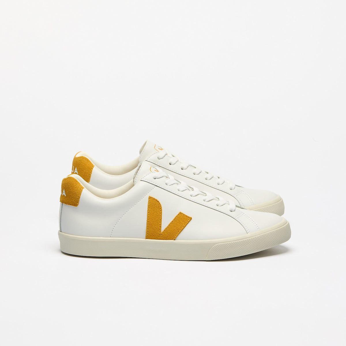 ESPLAR LEATHER WHITE SAFRAN | VEJA OUTLET