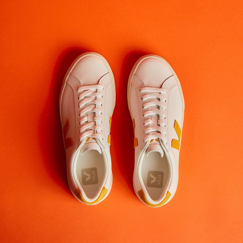 ESPLAR LEATHER WHITE SAFRAN | VEJA OUTLET