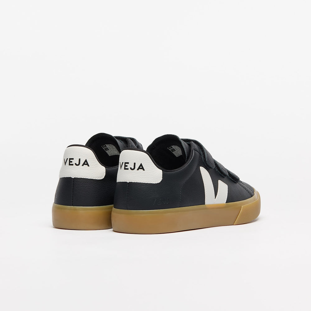 RECIFE LEATHER BLACK WHITE | VEJA US