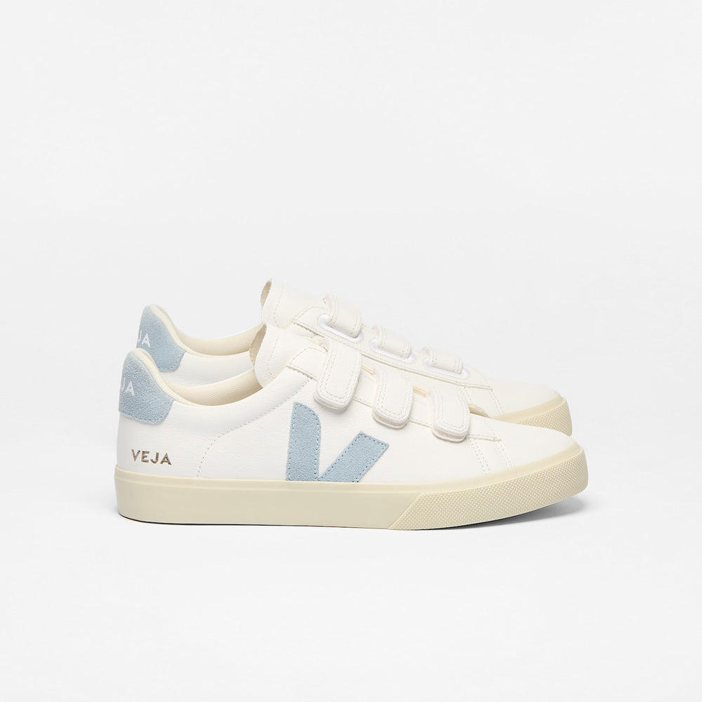 RECIFE LEATHER WHITE STEEL | VEJA OUTLET