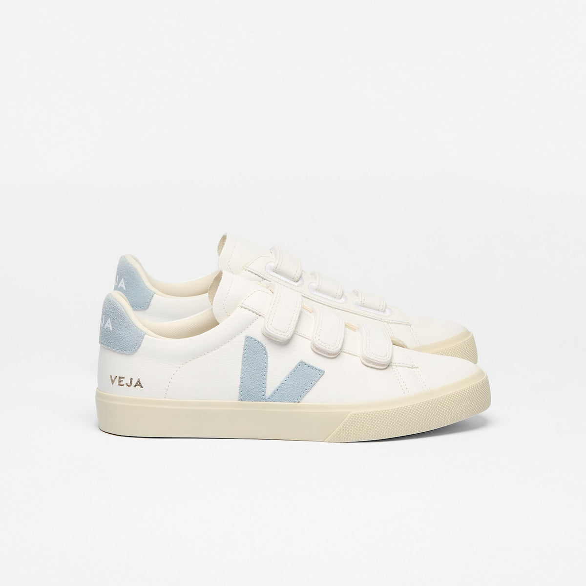 RECIFE LEATHER WHITE STEEL | VEJA OUTLET